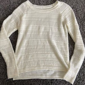 cream sweater